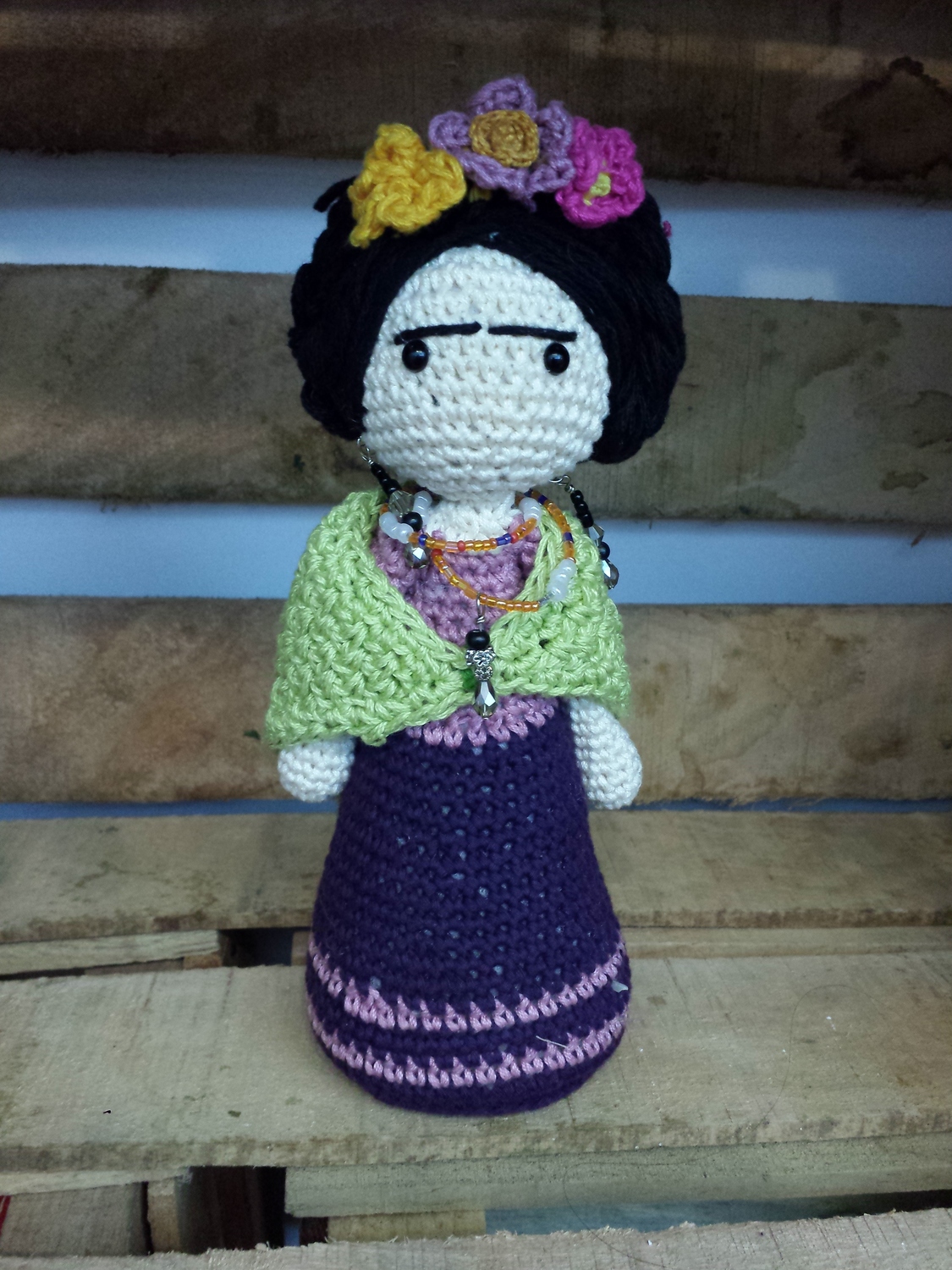 Muñeca Kahlo Mediana Muñeca Kahlo Mediana